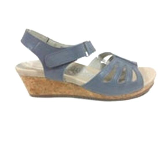 SS#10 Like New $90 Propet Maya Leather Walking Sandals size 9M - Picture 2 of 10